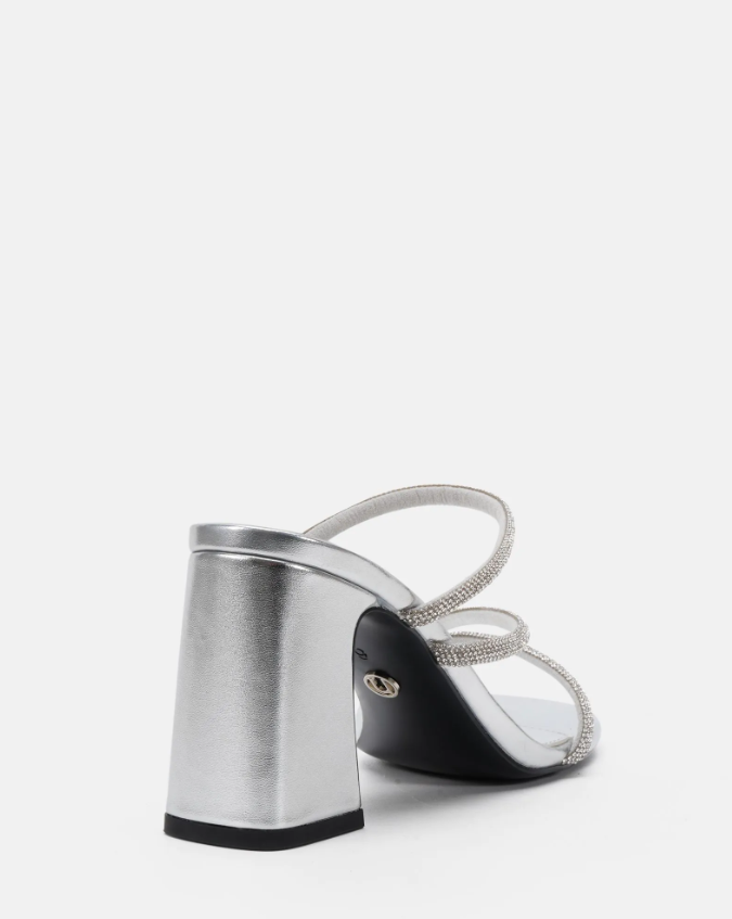 Novo Plenty Silver Bling Heels