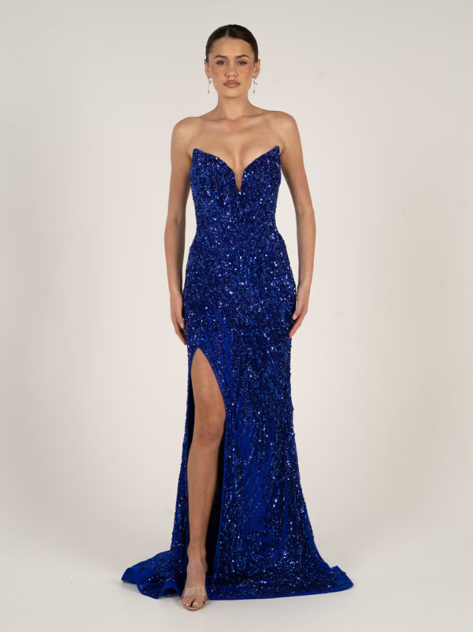 Poseur Katarina PS2518 Available in Royal Blue, Light Pink/Silver, Gold/Blue and Lilac/Silver