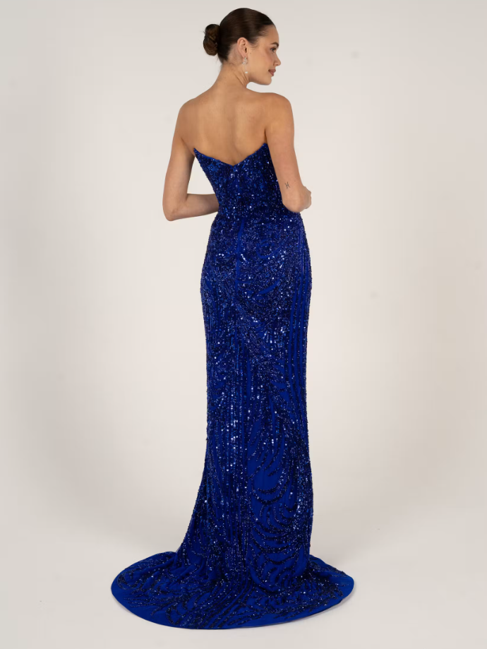 Poseur Katarina PS2518 Available in Royal Blue, Light Pink/Silver, Gold/Blue and Lilac/Silver