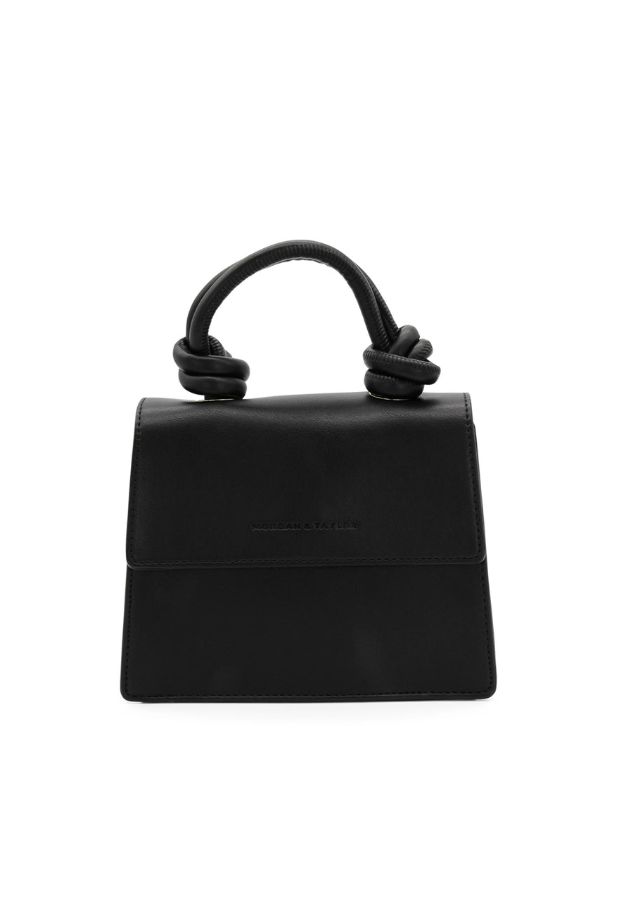 Morgan and Taylor Naomi Top Handle Bag in Black