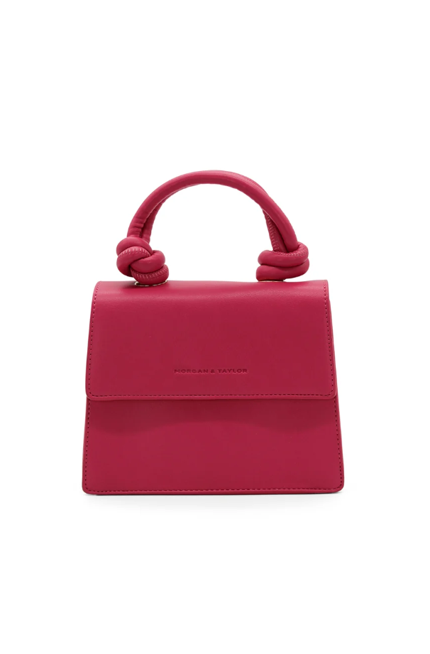 Morgan and Taylor Naomi Top Handle Bag in Hot Pink