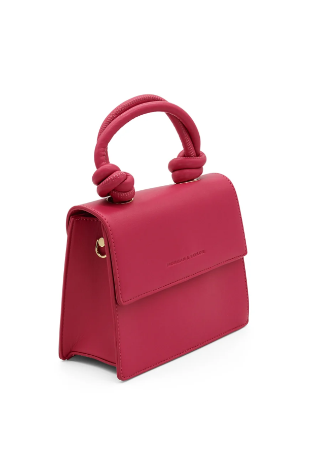 Morgan and Taylor Naomi Top Handle Bag in Hot Pink