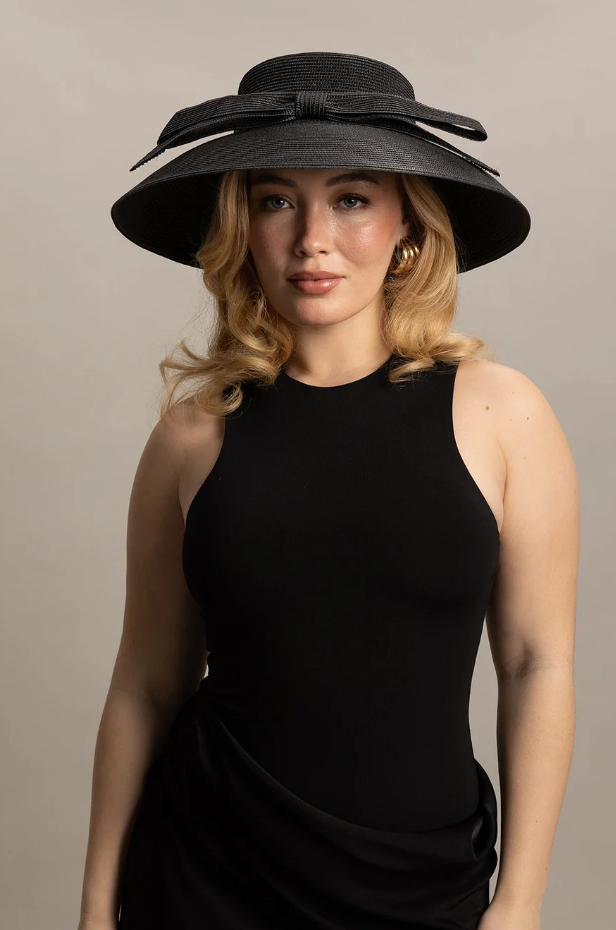 Morgan & Taylor Jess Droop Hat in Black