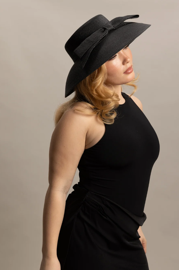 Morgan & Taylor Jess Droop Hat in Black