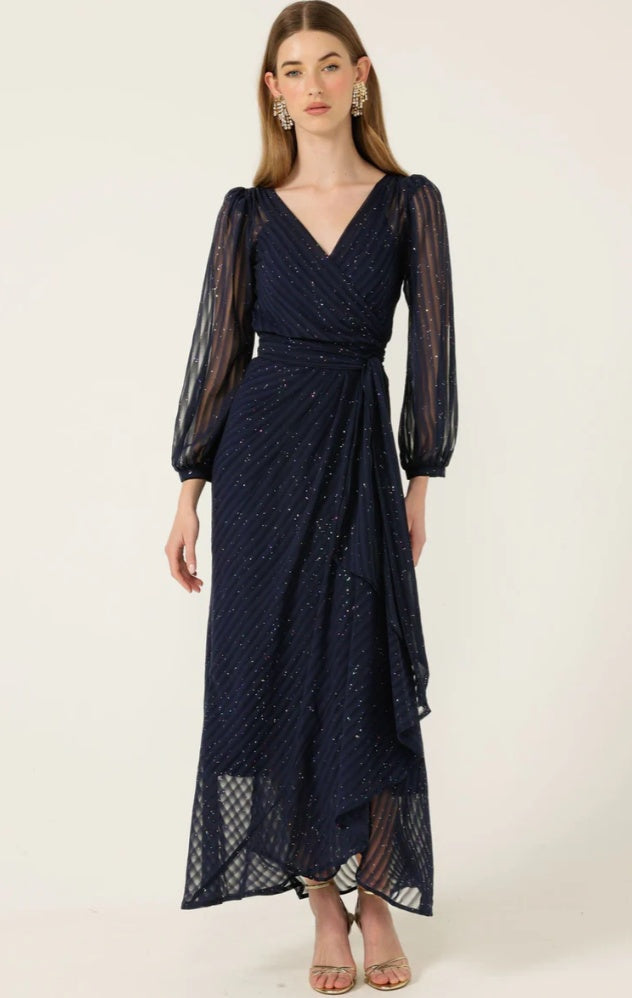Sacha Drake Sierra Wrap Dress in Navy