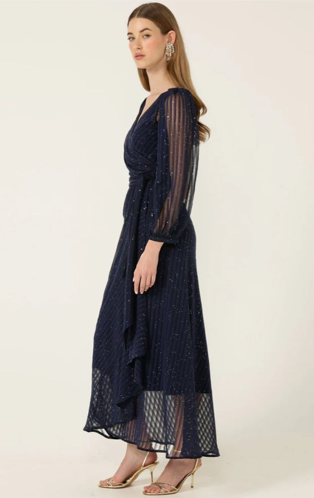 Sacha Drake Sierra Wrap Dress in Navy
