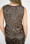 Silver Wishes Sequin Single in Bronze