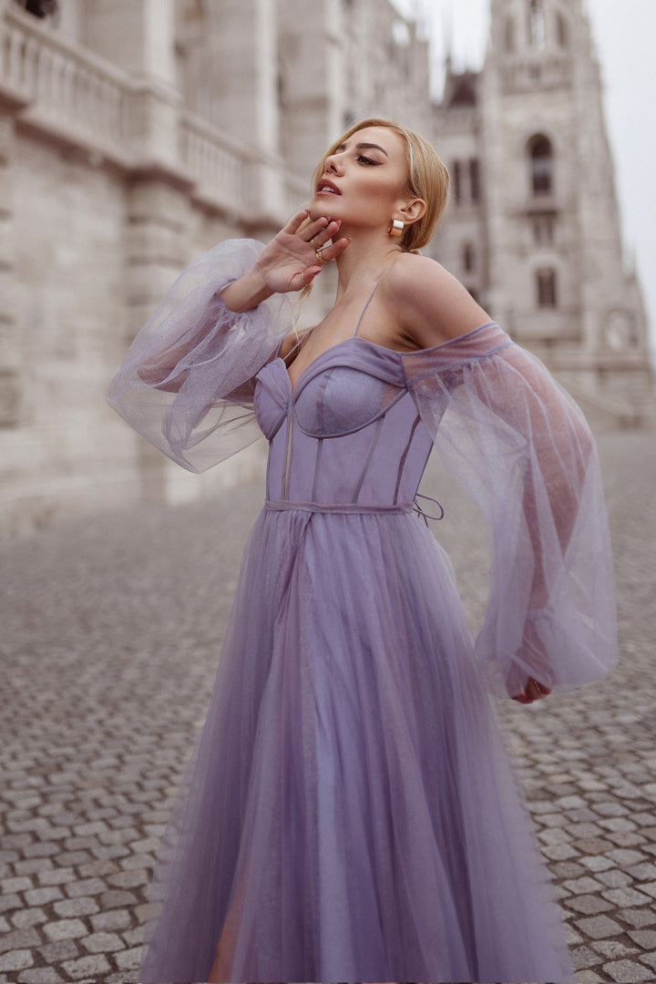 Tina Holly - TK130 Available in Hyacinth Purple, Blue Blossom, Ruby Red