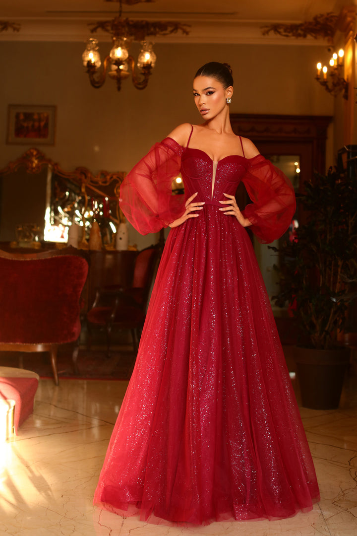 Tina Holly - TK130 Available in Hyacinth Purple, Blue Blossom, Ruby Red