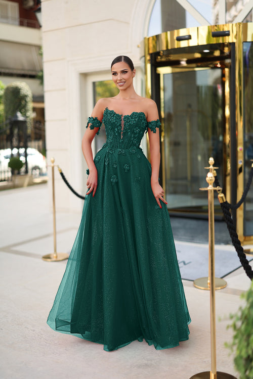 Tina Holly - Diane TK582 (Available in Emerald, Red, Royal Blue, Black and Magenta) (Copy)