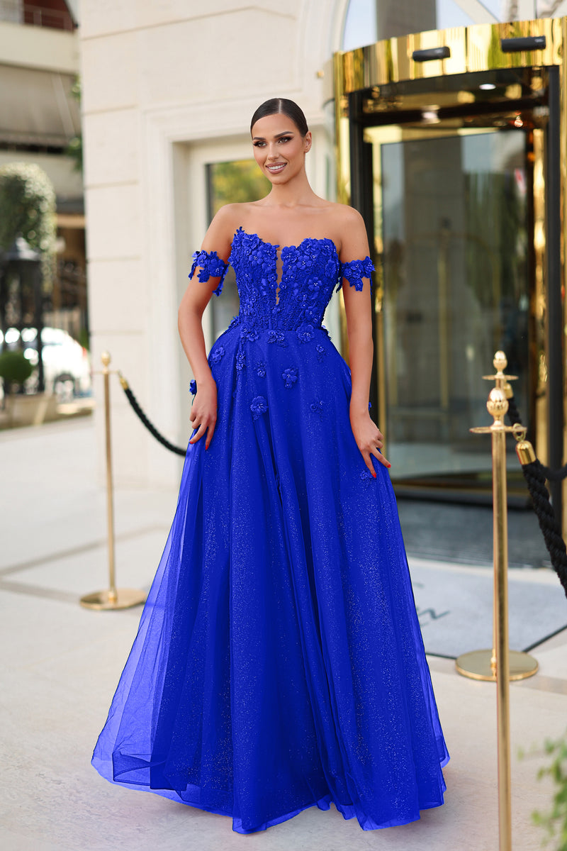 Tina Holly - Diane TK582 (Available in Emerald, Red, Royal Blue, Black and Magenta) (Copy)