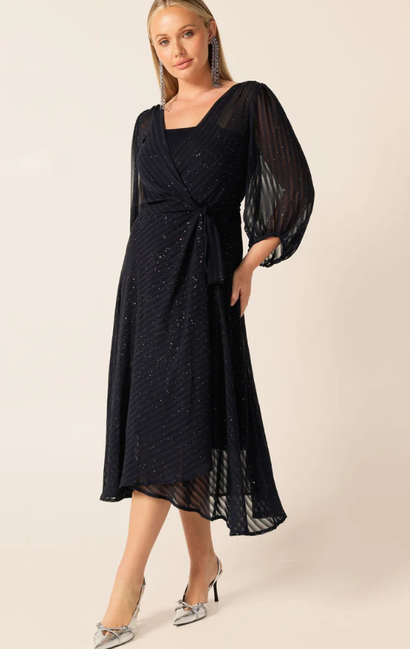 Sacha Drake Vivienne Wrap Dress in Navy
