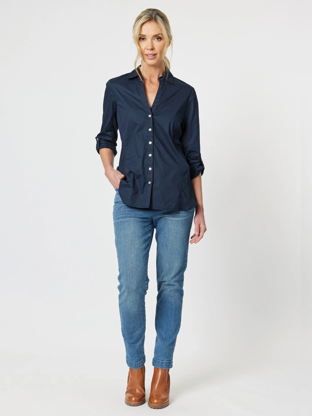 Gordon Smith Emma Rib Detail Shirt