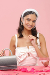 Morgan & Taylor Haven Headband Veil in White