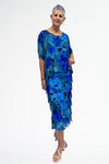 La Strada Multi Layers Dress in Multi Cobalt Floral