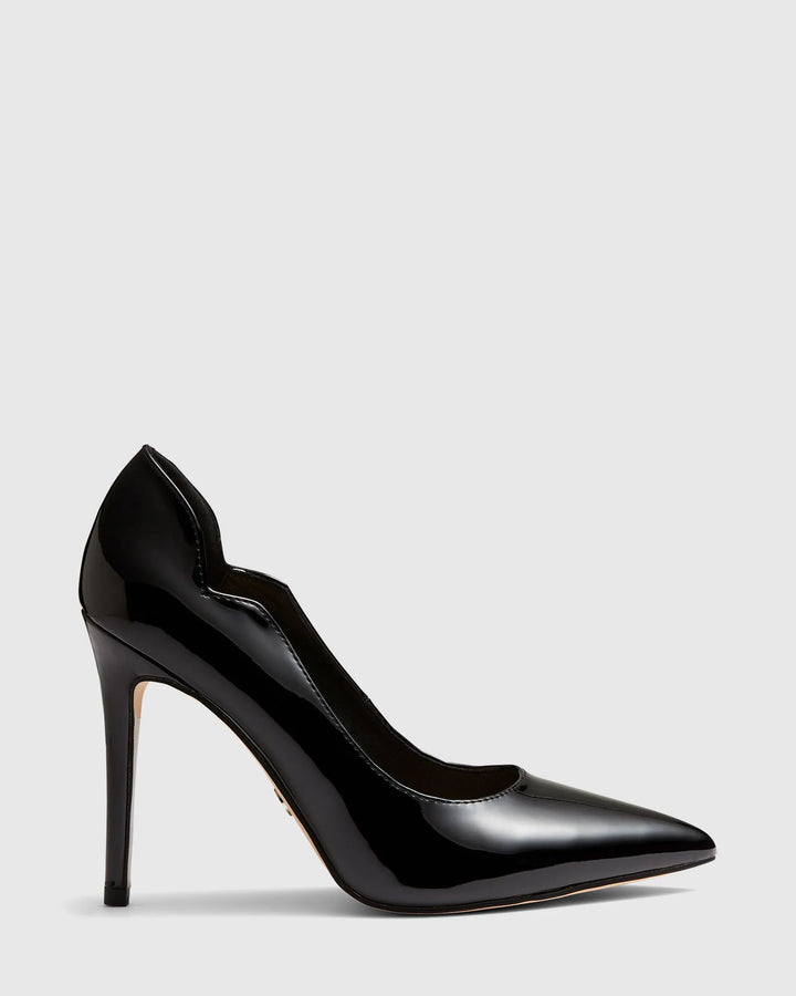 Novo Inisa Black Patent Pumps