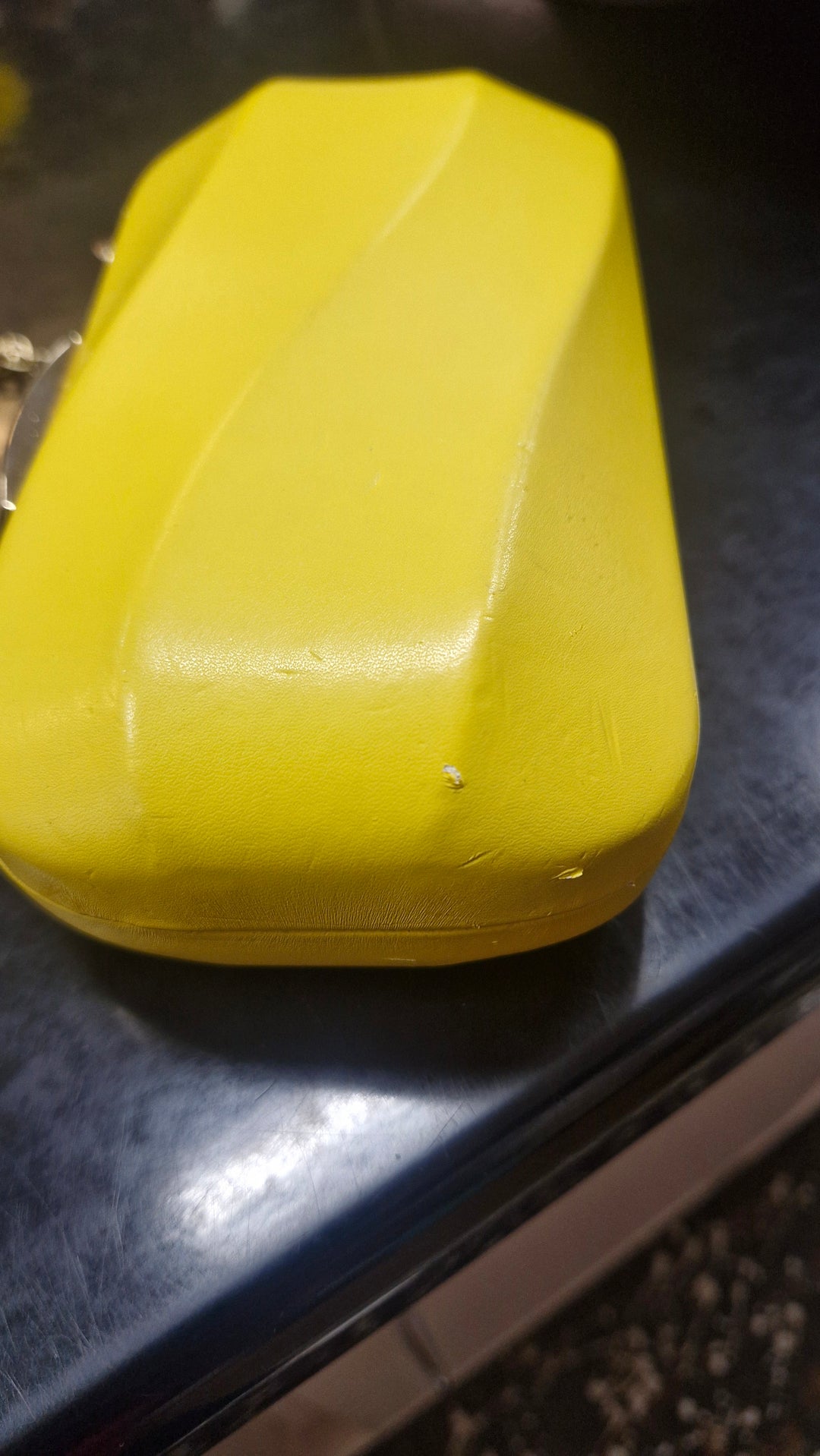 Avah Wave Clutch in Yellow has several marks J861