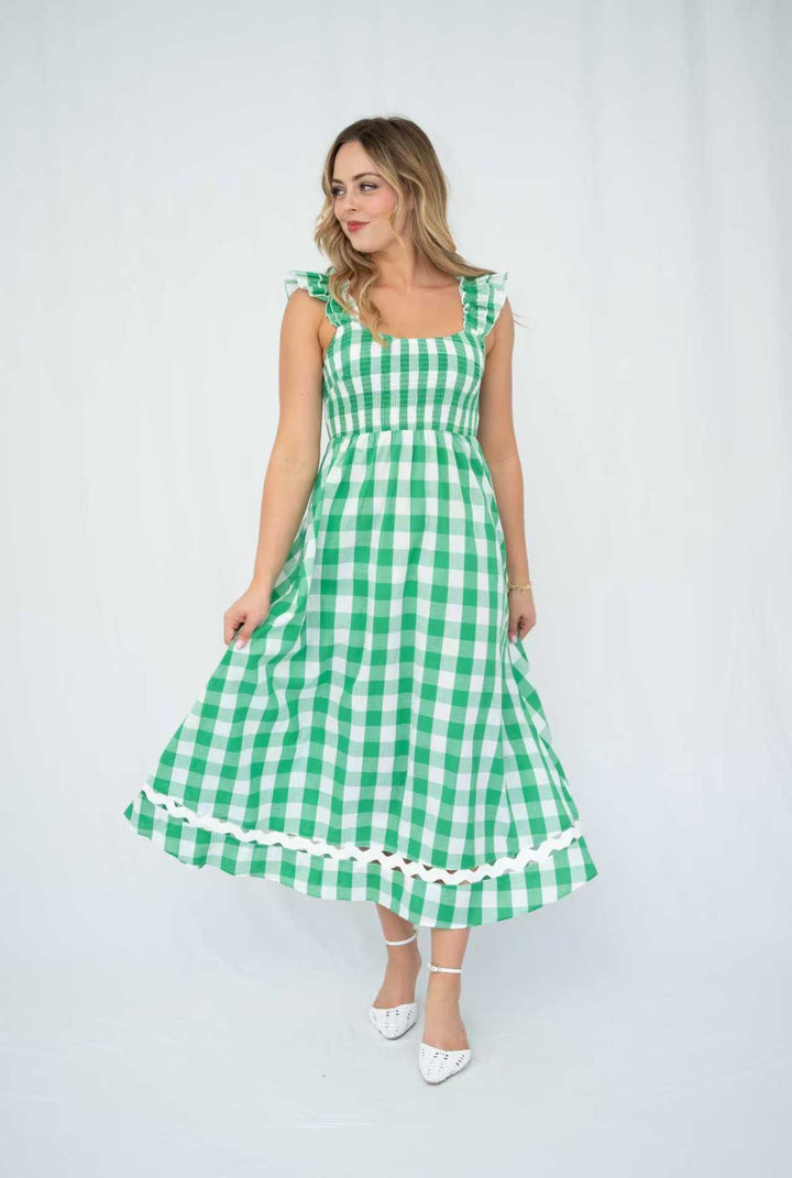 Fria Jenna Gingham Dress