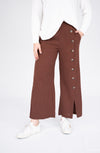 Willow Tree Linen Button Split leg pant