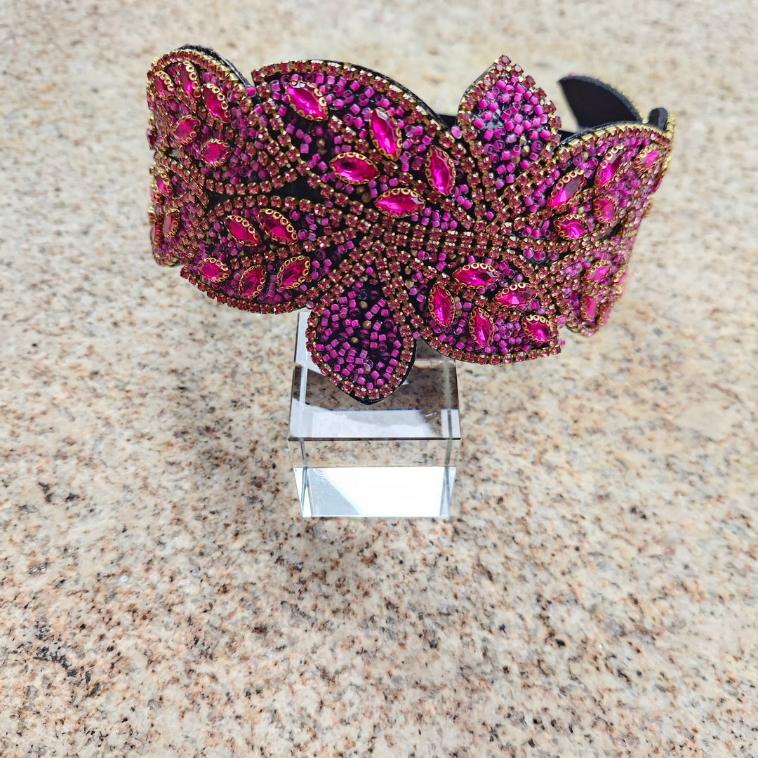 R7 Jewelled Headband in Pink 565
