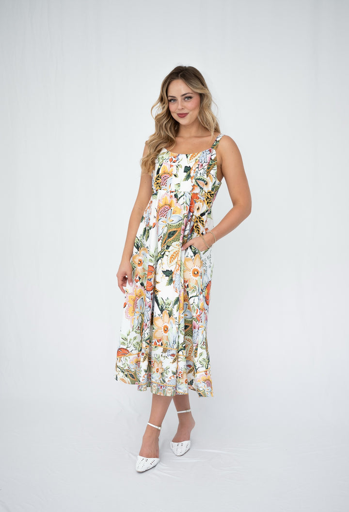 Fria Flora Midi Dress