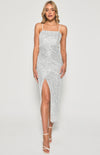 Style State Strapless Midi Sequin Dress