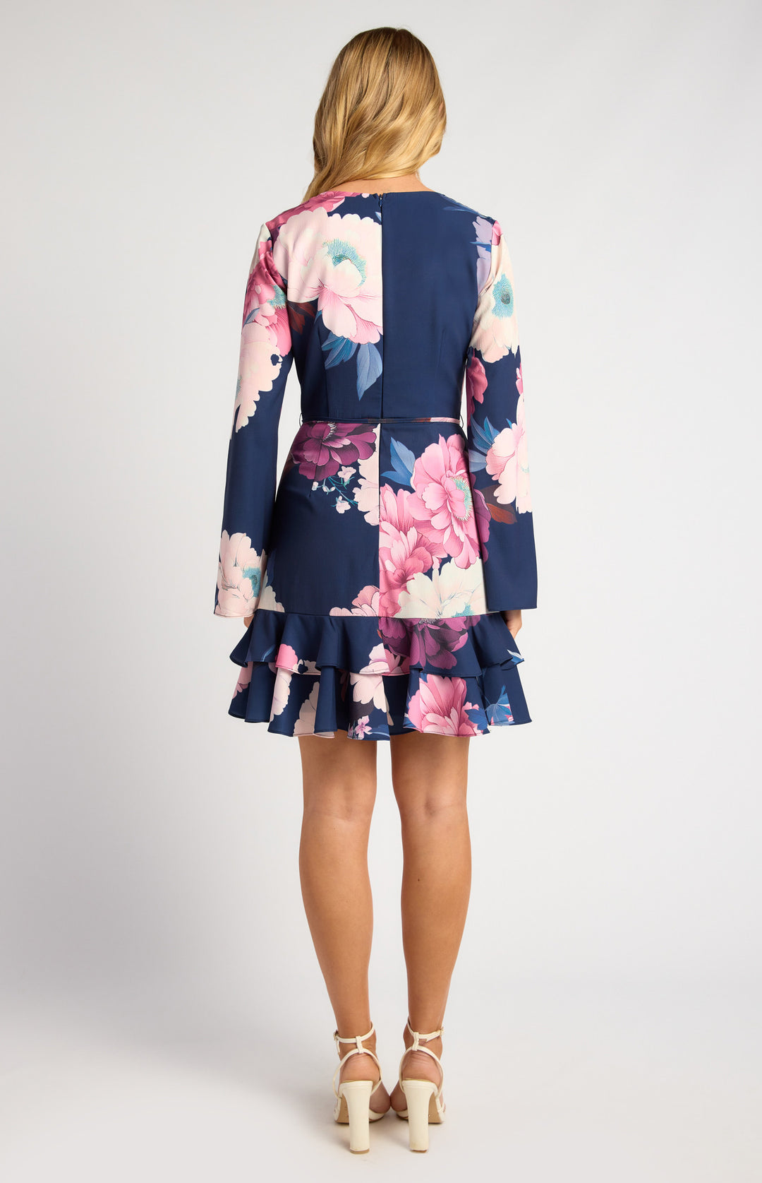 Style State Floral Print Ruffle Detail Dress