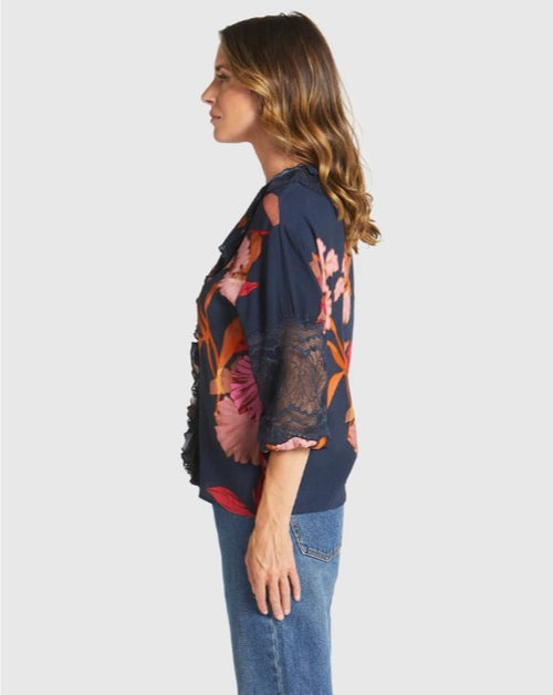 Fate Shadow Floral Top