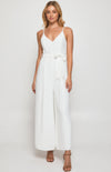 Style State Singlet Strap Jumpsuit in White