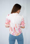 Fria Blossom Border Lace Detail Blouse