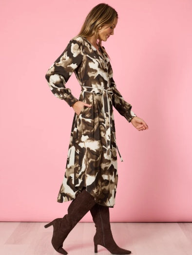 Hummock and Vine Venice Print Dress