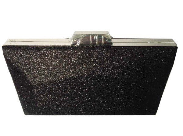 Evening Clutch Glitter in Black ZL149