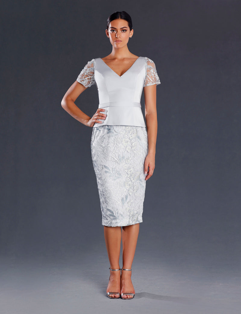 White Label Lux Couture - M1006 Mother of the Bride, Cocktail, Evening