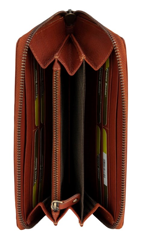 Franco Bonini- Cleo Ladies Wallet in Cognac 18-03