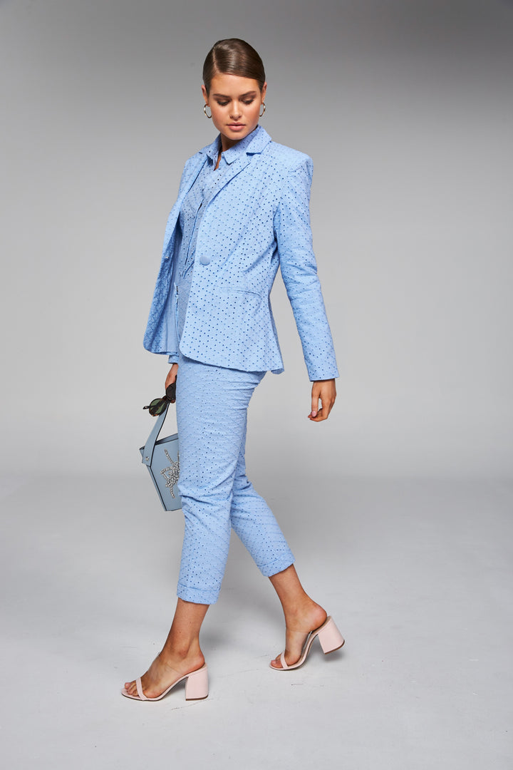 Frankie + Dash Powder Blue Blazer