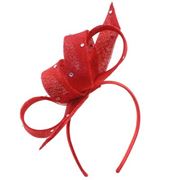 Distinctive Hats Sinamay Loops in Red 21208RED