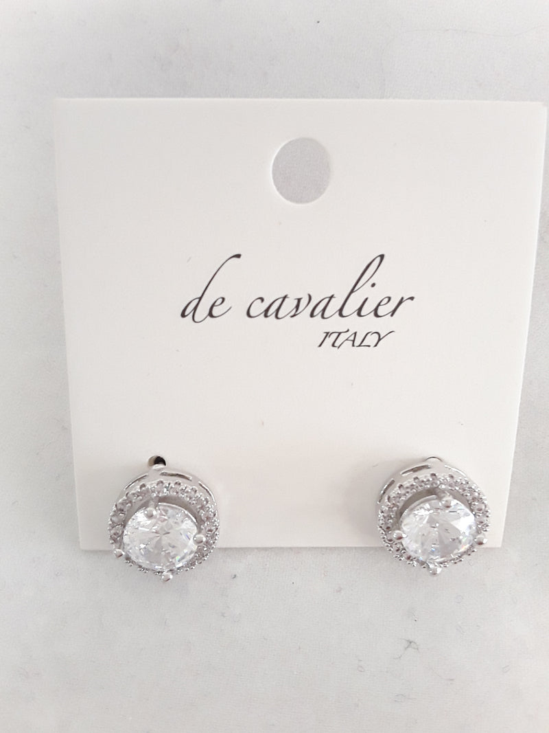 De Cavalier cubic zirconia earrings 347