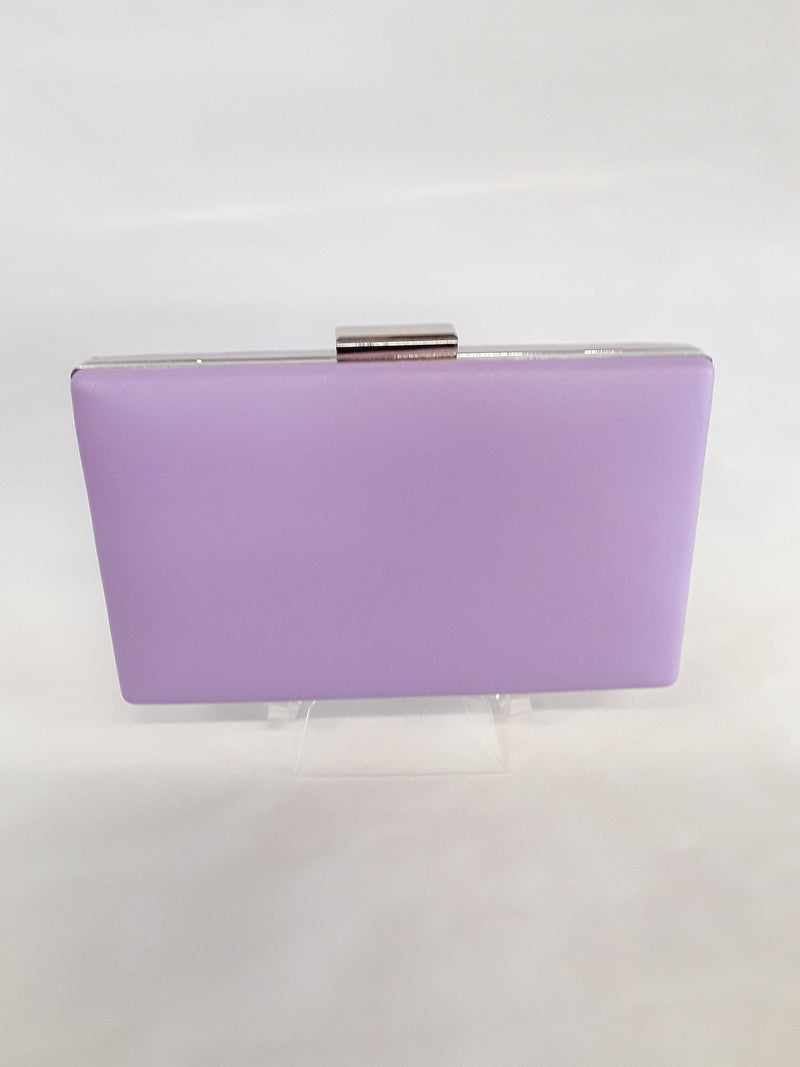 Clutch light purple with silver clasp M139A
