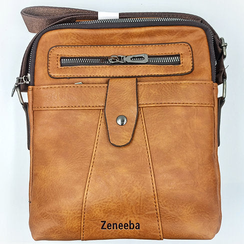 Zaneeba Unisex Crossbody bag in Tan, Black or Brown 2019