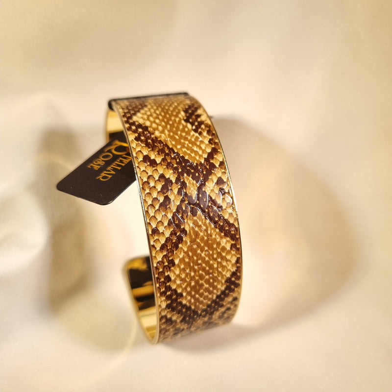 Stellar Rose Snake Print Cuff 67401