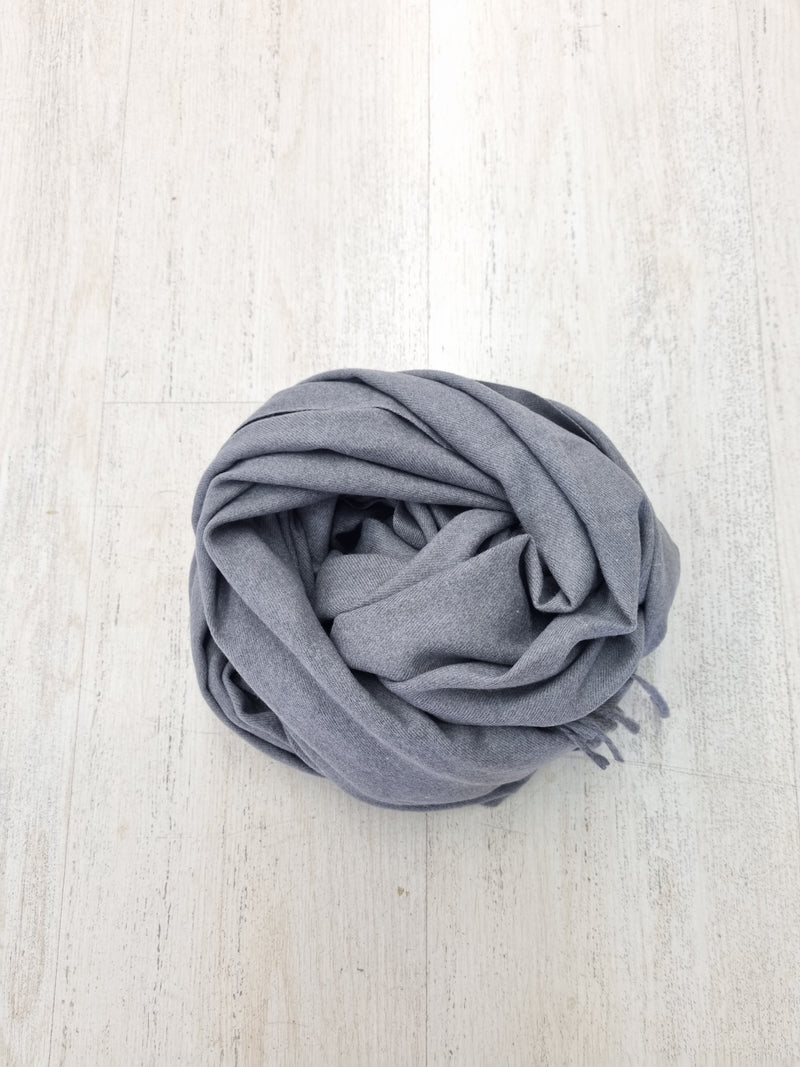 Cosy Cashmere Scarf Dark Grey 69753