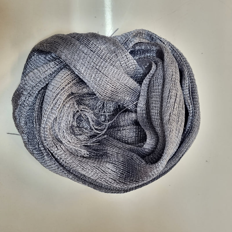 Stellar Rose Dark Grey evening scarf/wrap 71761