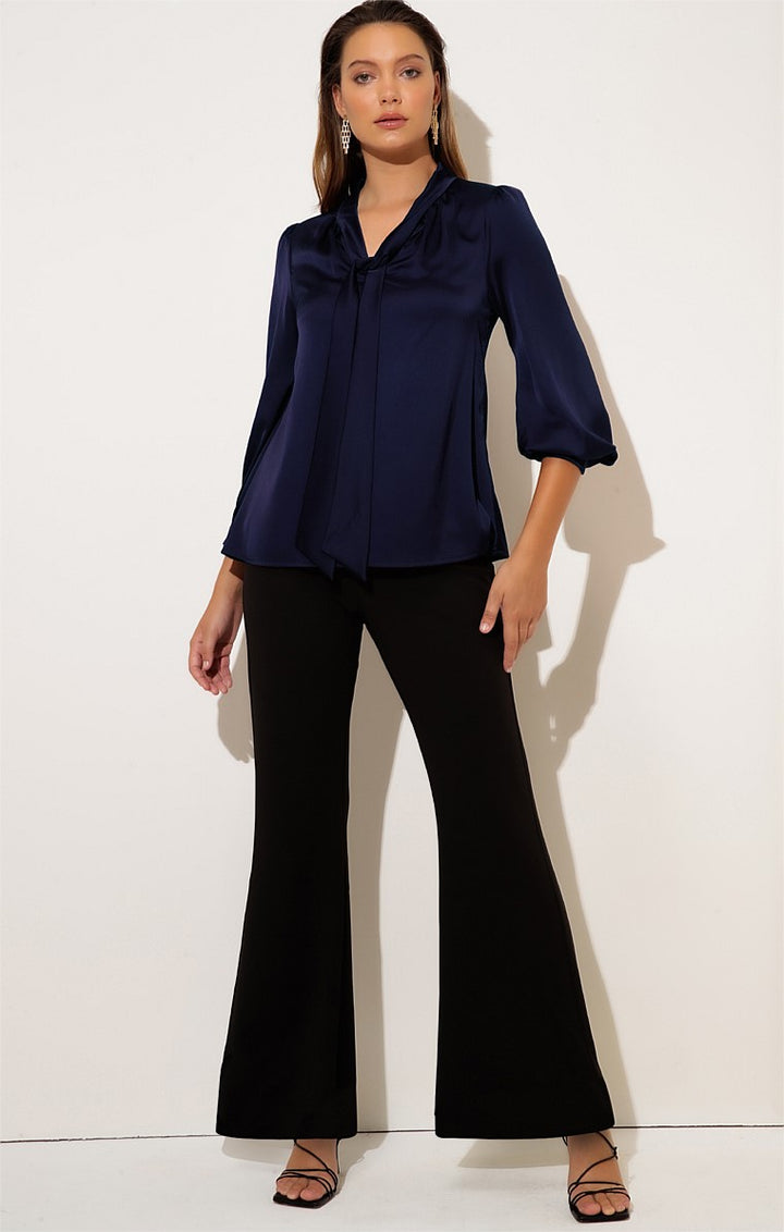 Sacha Drake Hatchie Blouse in Navy
