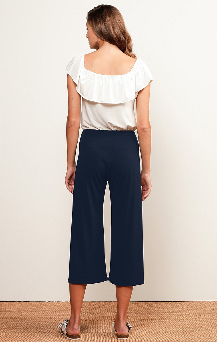 Sacha Drake Off Shoulder Frill Top in Ivory