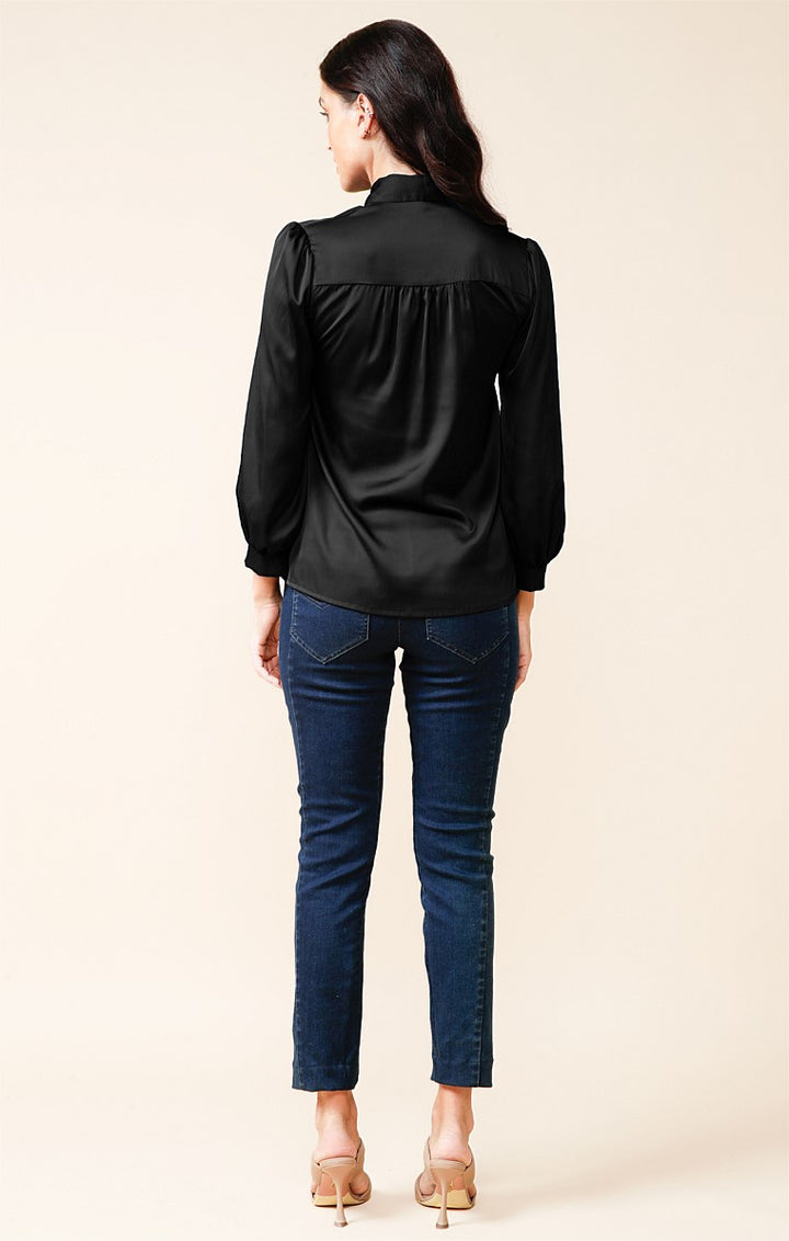 Sacha Drake Berenice 3/4 Sleeve Blouse in Black