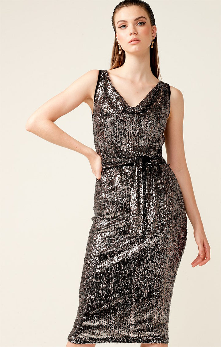 Sacha Drake Martinique Reversible Dress in Bronze