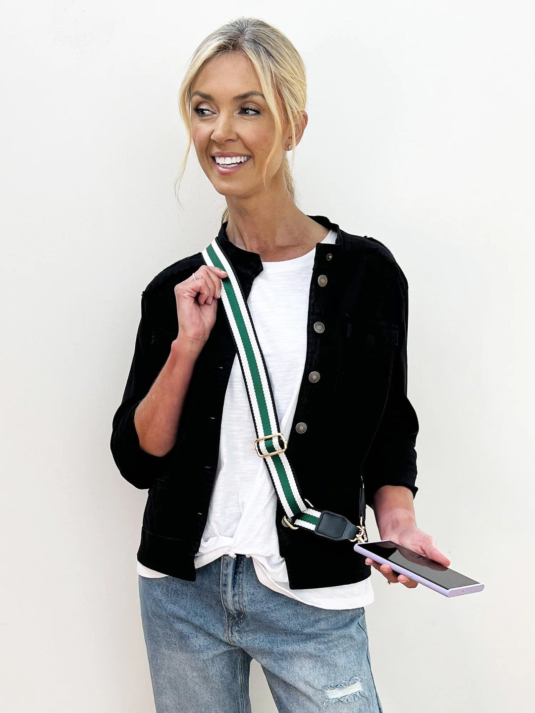 Threadz Crossbody Phone Strap (Available in Black, Green and Red)