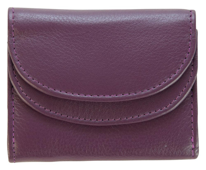 Franco Bonini - 16-012 11 card RFID leather wallet - Blue/Multi | Bags To Go