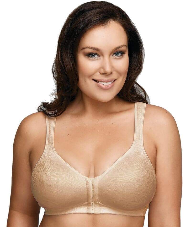 Playtex Front Closing Wirefree Posture Bra In Nude ONLY Y1277H