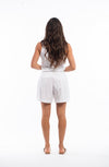 Orientique Linen Shorts in White